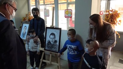 Down sendromlu çocuklar sanatla kaynaştırıldı