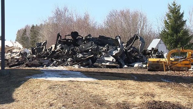 CH 22 Mars SU Incendie de garage Notre-Dame-des-Monts