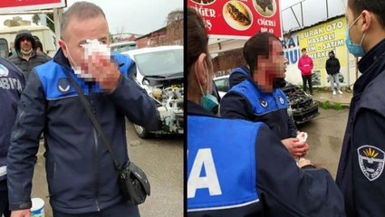 Esnaf ile zabıta arasında sopalı demirli kavga! 3 memur yaralandı