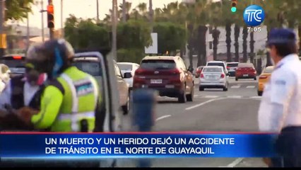 Un motociclista falleció y un peatón herido en accidente