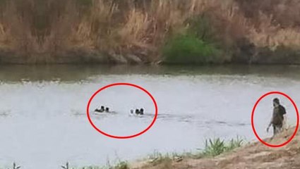 İnsanlığın öldüğü an! Kurtarmak yerine iki kişinin çırpına çırpına boğularak ölmesini izlediler