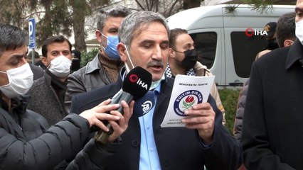 Kosova Büyükelçiliği önünde Kudüs protestosu