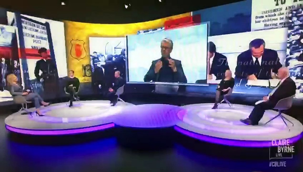 Joe Brolly is booted off Claire Byrne Live after accusing DUP of 'homophobia' and 'racism'