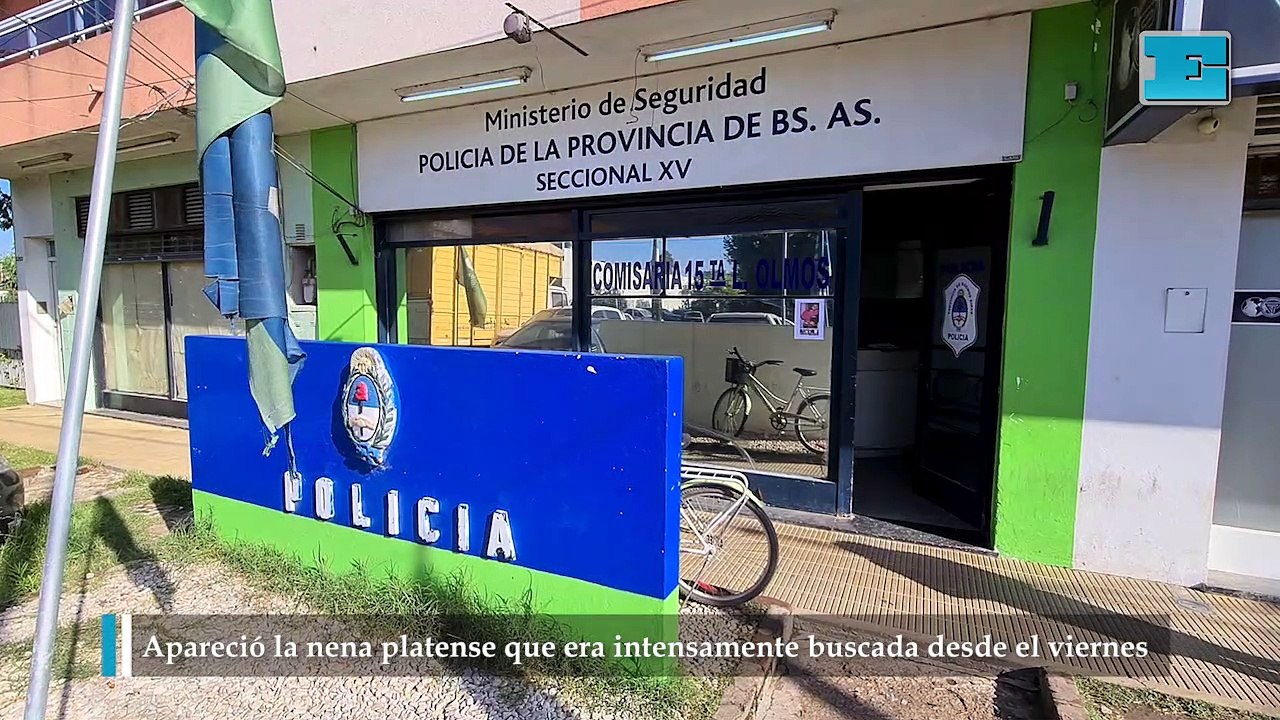 Apareció la nena platense que era intensamente buscada