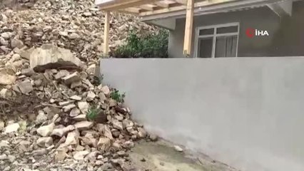 Rize'nin İkizdere ilçesinde heyelan