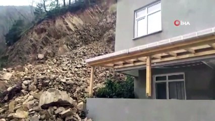 Rize'nin İkizdere İlçesinde Heyelan
