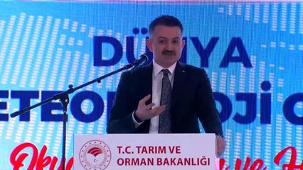 Bakan Pakdemirli: "Kendi meteoroloji uydumuzu yapmak ve uzaya göndermenin planını şimdiden oluşturuyoruz"