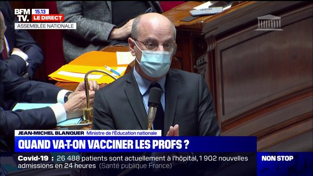 Jean-Michel Blanquer, rministre de l'Éducation nationale: Notre protocole sanitaire est l'un des plus respectés d'Europe