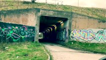 ART GRAFFITI UNDER BRIDGE TUNNEL # graffiti #art