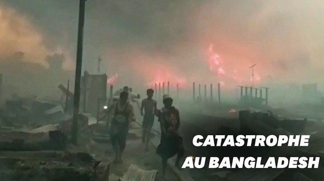 45.000 Rohingyas déplacés après un gigantesque incendie au Bangladesh