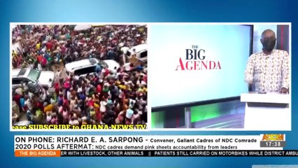NDC cadres demand pink sheets accountability from leaders - The Big Agenda on Adom TV (23-3-21)