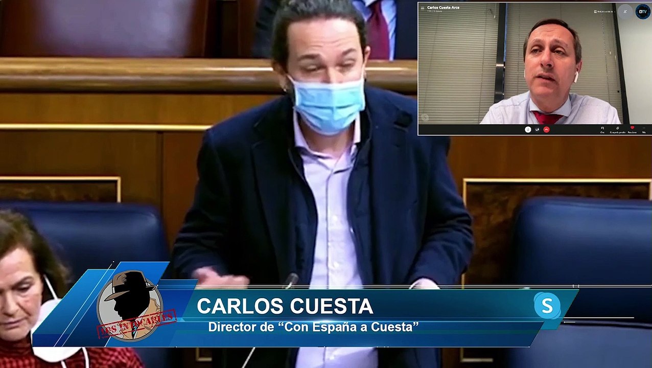 CARLOS CUESTA:¡CORRUPCIÓN! PSOE VA A PACTAR CON IGLESIAS DIGA LO QUE DIGA GABILONDO