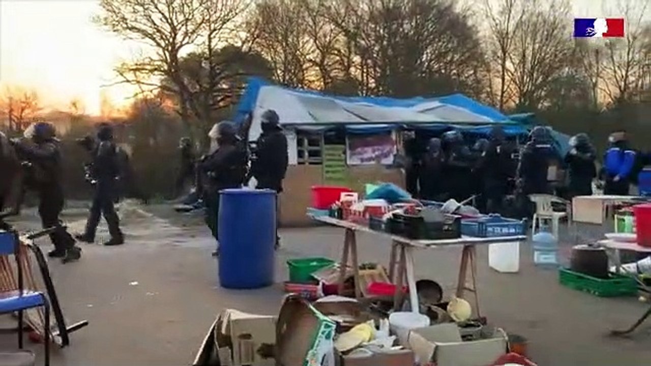 Les forces de l'ordre ont évacué la ZAD du Carn...