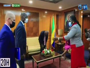 RTG/ Audience du représentant de la Banque Mondiale au Gabon avec le Premier Ministre