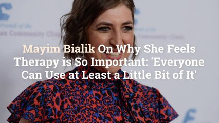 Mayim Bialik On Why She Feels Therapy is So Important: ‘Everyone Can Use at Least a Little
