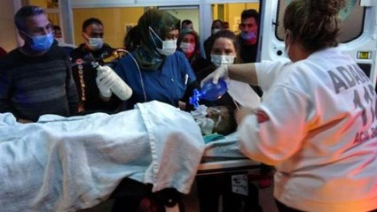 Benzinle sobayı yakarken ev alev aldı: 3'ü ağır 4 aile ferdi yaralı