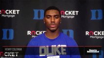 Duke's Henry Coleman steadily improving