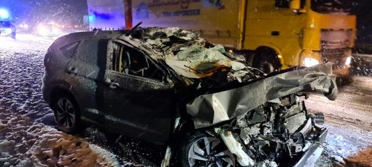 Son dakika haberleri! Tıra arkadan çarpan otomobilin sürücüsü ölümden döndü