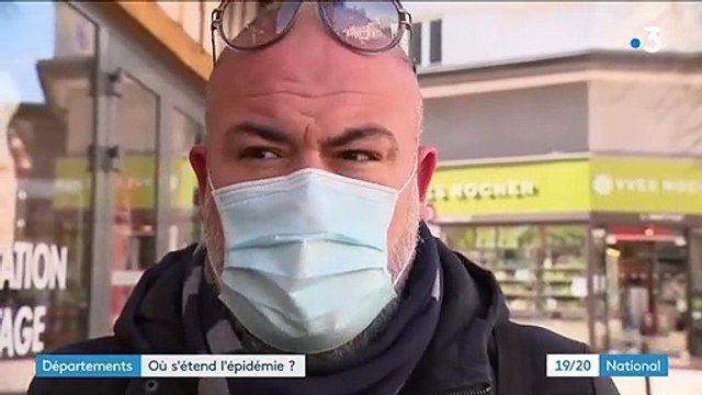 Covid-19 : l'épidémie s'étend, mais de façon inégale selon les départements