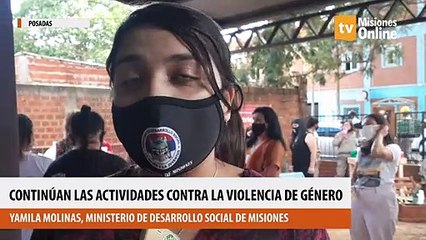 Continuan las actividades sobre la violencia de genero