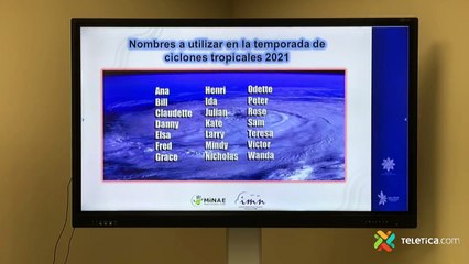 LIVE: Pronóstico del IMN sobre época lluviosa y de huracanes - Martes 23 Marzo 2021