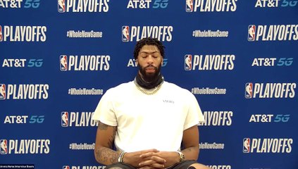 Anthony Davis On His Mindset When Rockets Regained Lead In Game 2