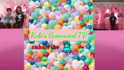 Balloon Pillars for birthday and other events..