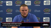 Florida Gators OL Brett Heggie Talks Opening-Day Crowd Noise