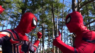 21. SPIDER-MAN In Real Life Parkour Camp In The Forest (Người Nhện Trong Rừng)