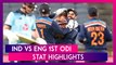 IND vs ENG 1st ODI Stat Highlights: Krunal Pandya, Prasidh Krishna Shine On Debut