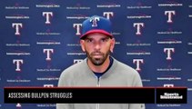 Chris Woodward Discusses Mathis, Trevino, Bullpen Struggles