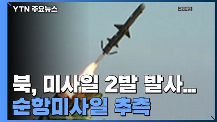 軍 "北, 21일 순항미사일 2발 발사 추정"...뒤늦게 공개 / YTN