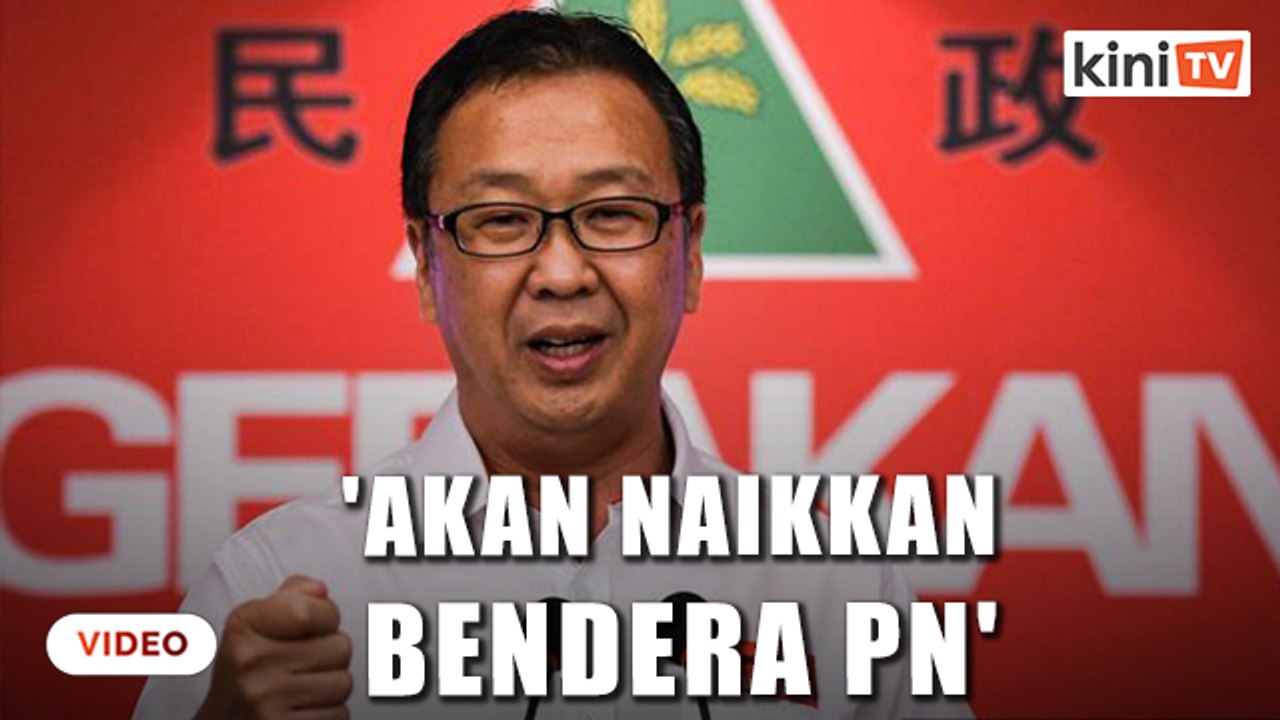 Gerakan naikkan bendera PN sempena ulang tahun ke-53