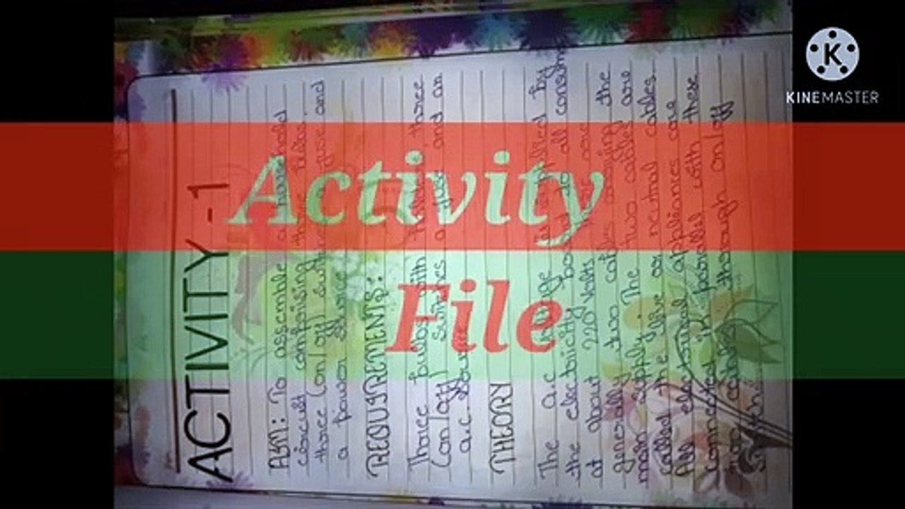Physics activity file for class 12 |With readings and diagram | 2021| latest syllabus based