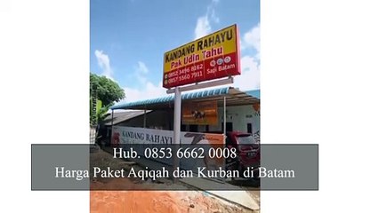 Call +62 853 6662 0008, Johor Qurban and Aqiqah Service Rahayu