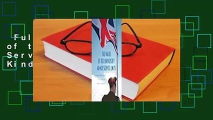 Full E-book  The Value of the University Armed Service Units  For Kindle