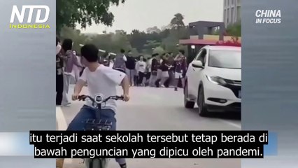 Siswa di Tiongkok Menerobos Blokade Lockdown di Kampus