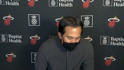 Erik Spoelstra after the Miami Heat's loss to the Washington Wizards