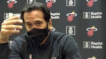 Miami Heat coach Erik Spoelstra on entering the Boston Celtics game