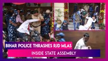 Bihar: RJD MLAs Thrashed By Cops Inside Assembly Building As House Adopts Police Bill; RJD Says Nitish Kumar’s Days Are Numbered