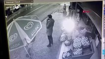 Ordu'da markete silahlı saldırı kamerada