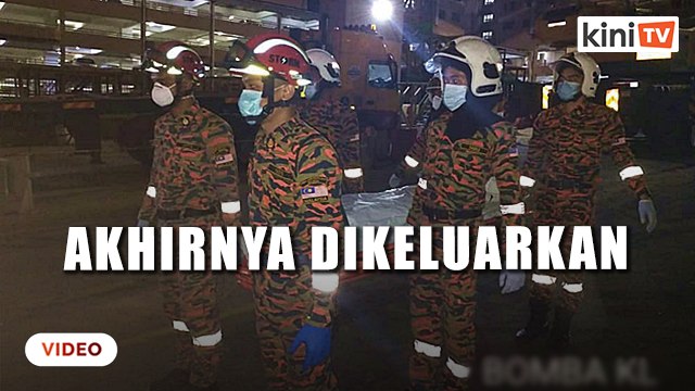 Kren jatuh di Suke: Mayat ketiga akhirnya dibawa keluar