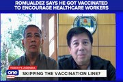 Romualdez says he got vaccinated to encourage healthcare workers