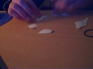 balle de ping pong en rotation sur elle même