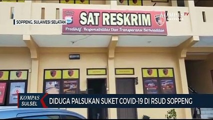 Palsukan Suket Covid Staf Rsud Soppeng Diperiksa Polisi