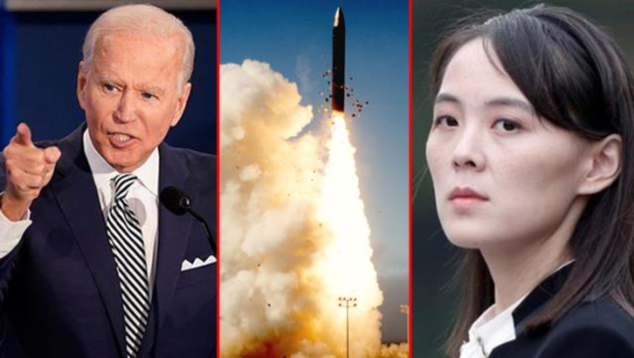 Biden döneminde bir ilk! Kuzey Kore füze fırlattı, akıllara Kim'in kız kardeşinin tehdidi geldi