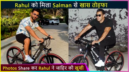 Rahul Vaidya Gets Being Human E Bike Gifted By Salman Khan Shares Pictures