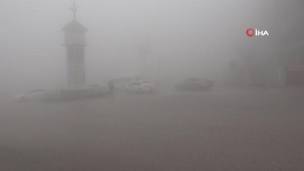Şırnak'ta yoğun sis hayatı felç etti