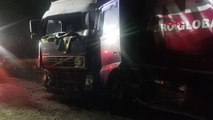 BOLU TEM'in Bolu geçişinde kar kazaları 4 yaralı