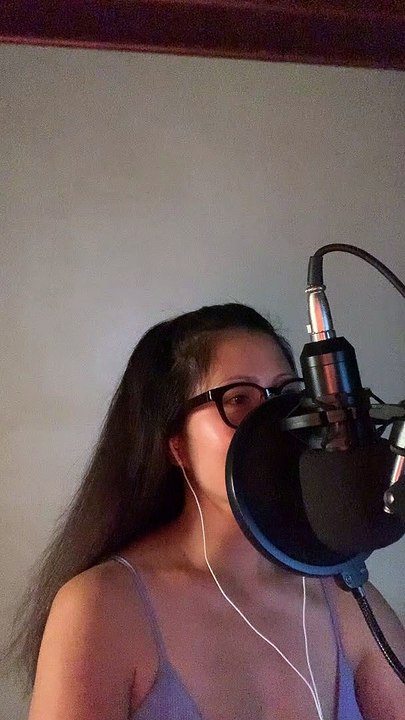 enjoying singing